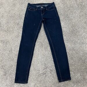 White House Black Market Jeans Womens XS Skinny Leg Denim Blue Dark Pants 28x29